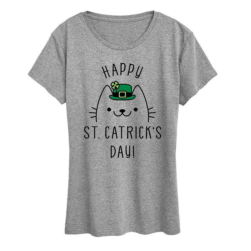 Women's Happy St. Catrick's Day Graphic Tee, Girl's,  Product Image