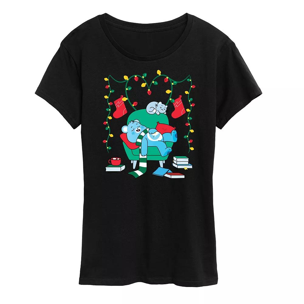 Women's Care Bears Cozy Christmas Graphic Tee, Girl's,  Product Image