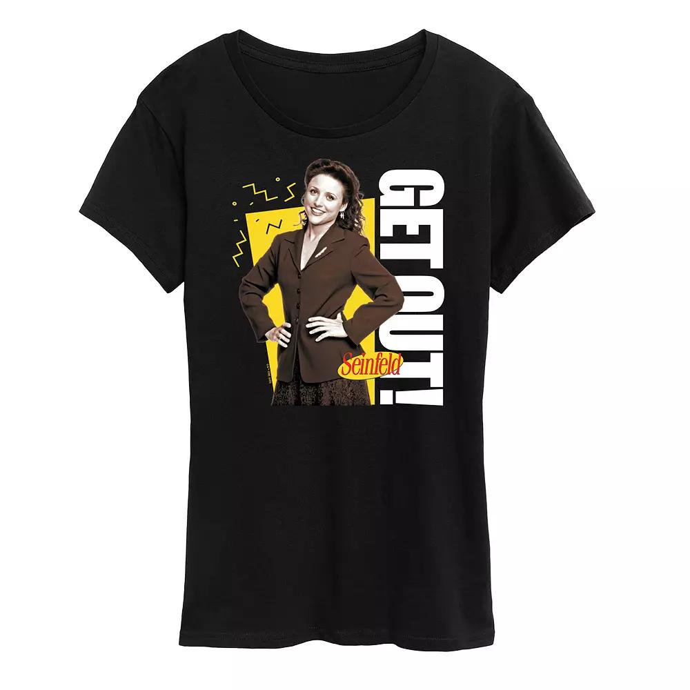 Women's Seinfeld Elaine Get Out Graphic Tee,  Product Image