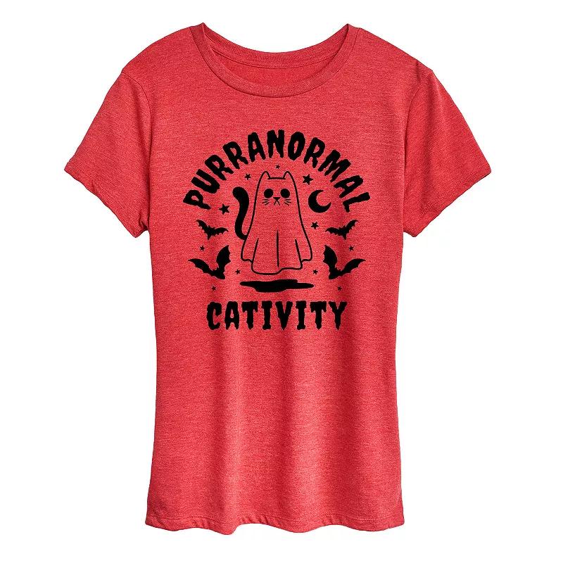 Women's Purranormal Cativity Halloween Tee, Girl's,  Product Image