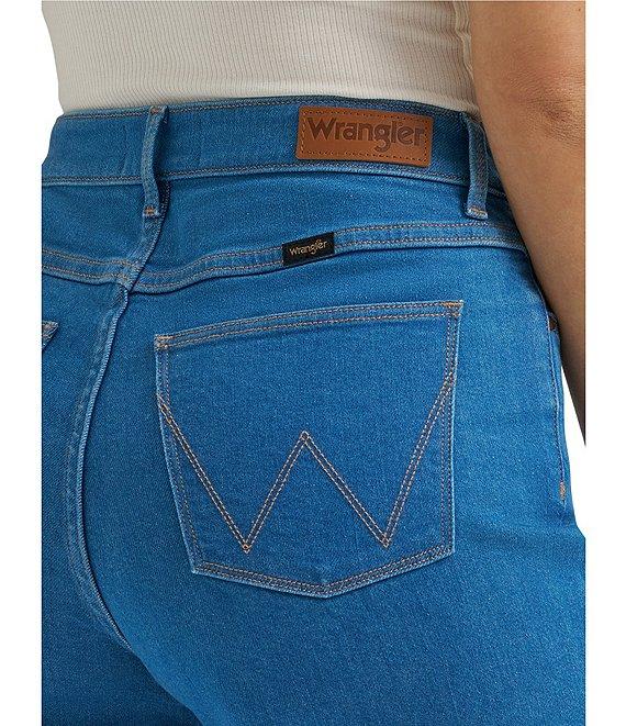 Wrangler 27#double; Inseam Cropped Wide Leg Jeans Product Image
