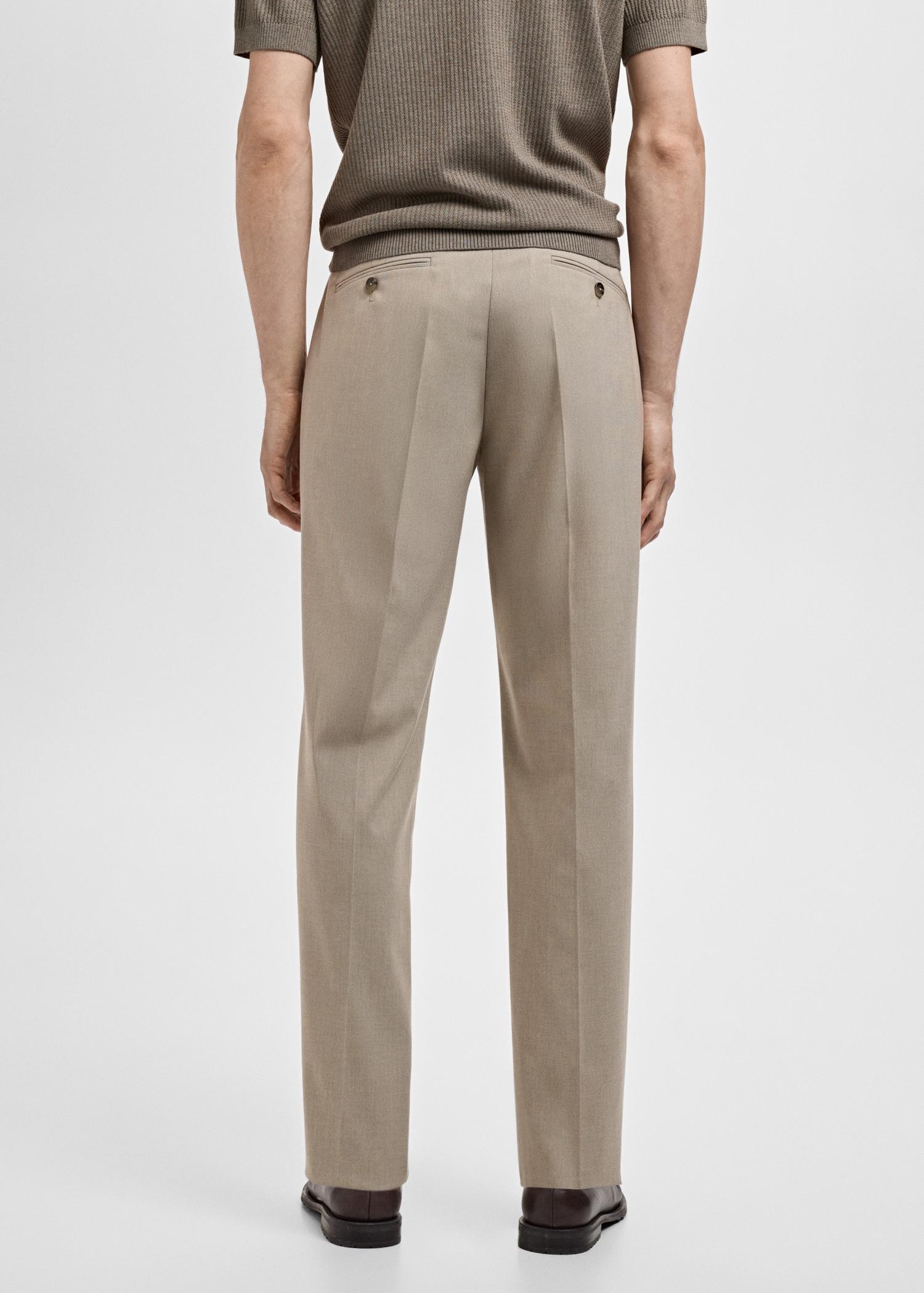 Monaco slim-fit suit pants - Men | MANGO USA Product Image
