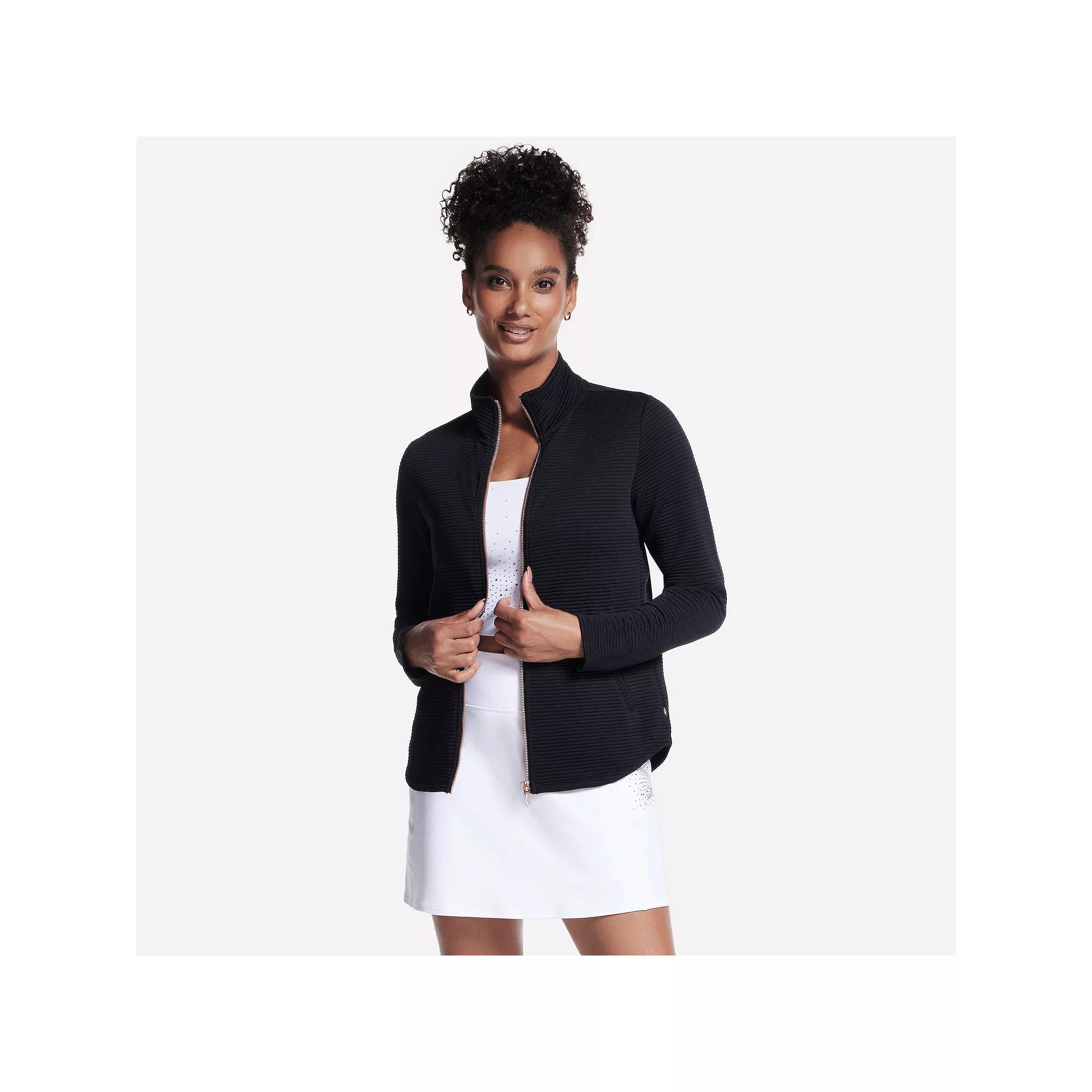 Women's Skechers® The Go Walk® Ottoman Cozy Fit Scoop Hem Jacket,  Product Image