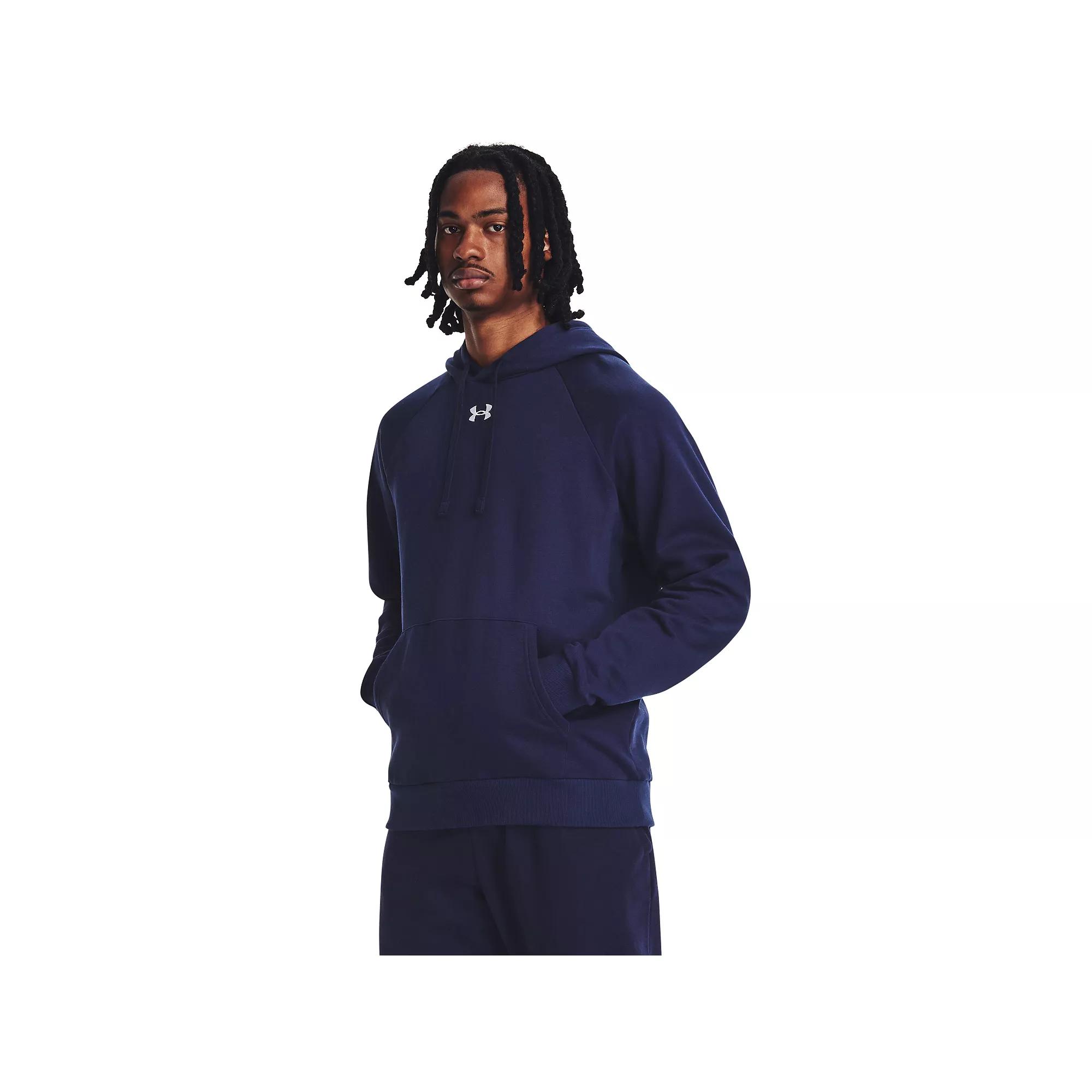 Men's Under Armour Solid Rival Fleece Hoodie,  Product Image