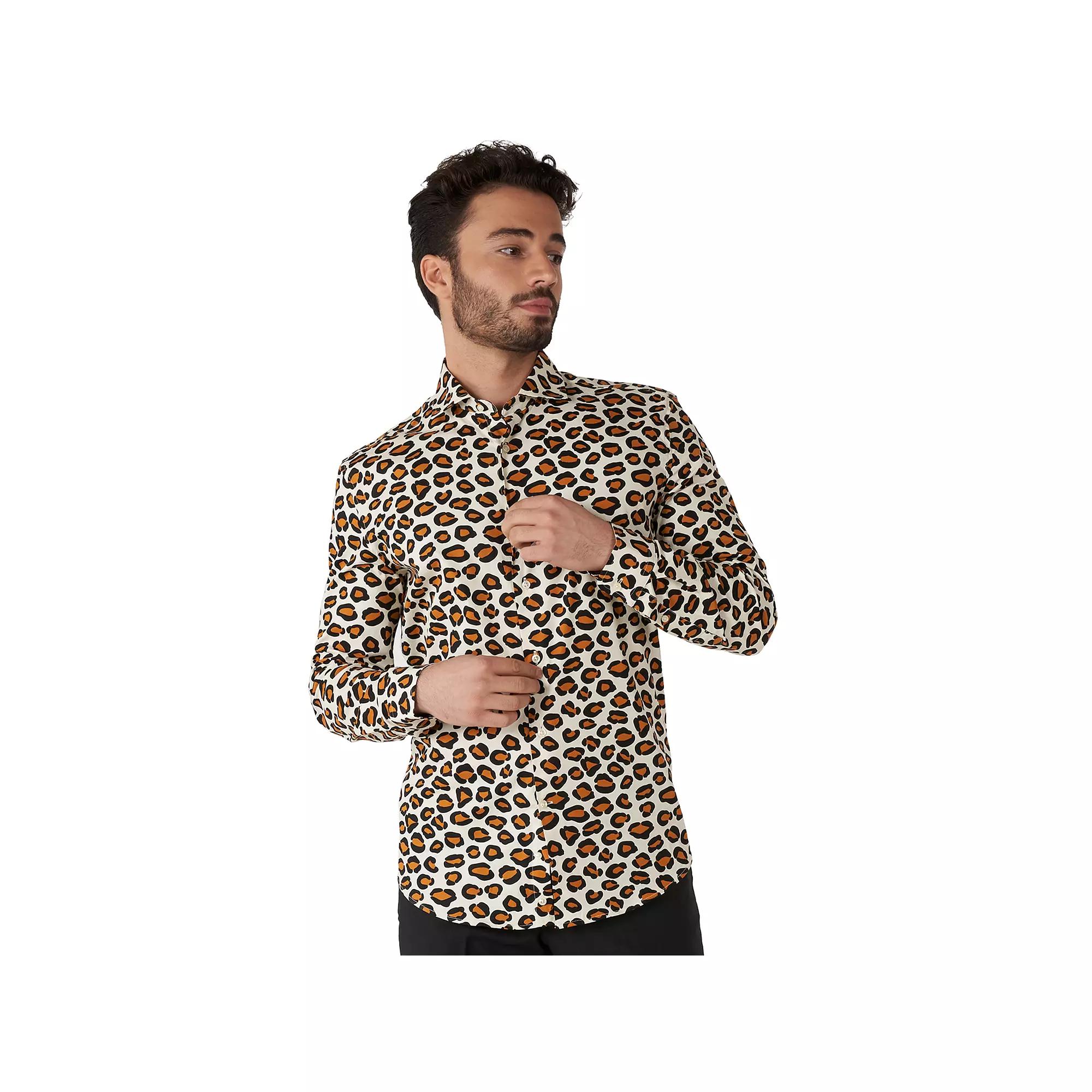 Men's OppoSuits Patterned Button-Down Shirt,  Product Image