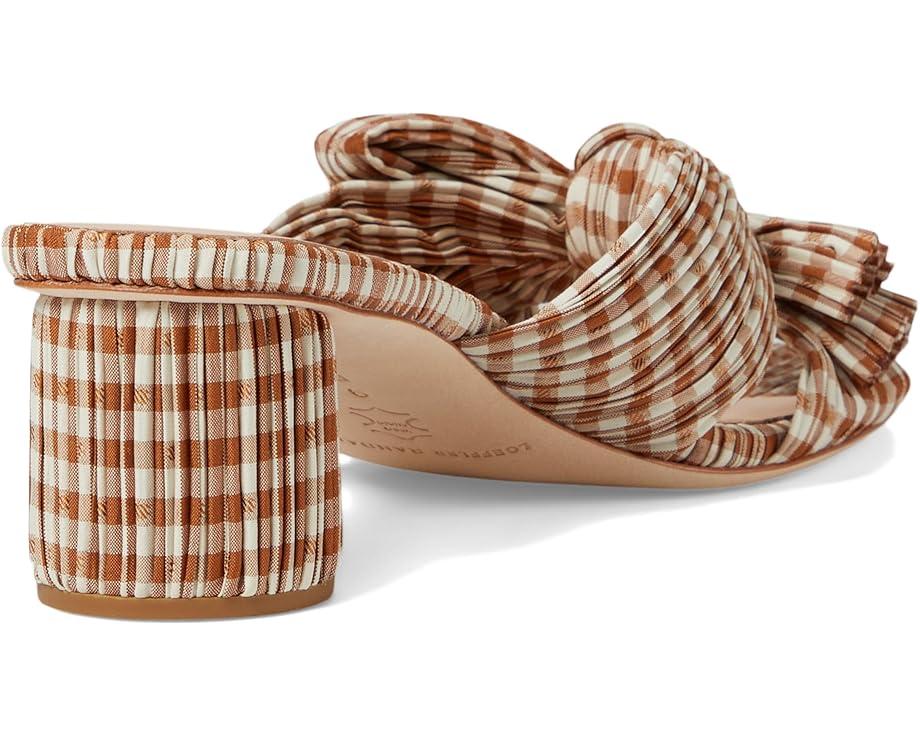 Dahlia Pleated Knot Mule with Ankle Strap Product Image