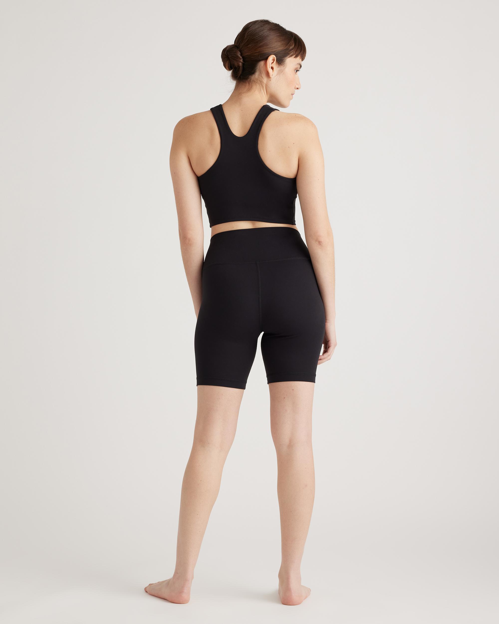 Quince | Women's Ultra-Form High-Neck Cropped Tank Top Nylon/Spandex Product Image