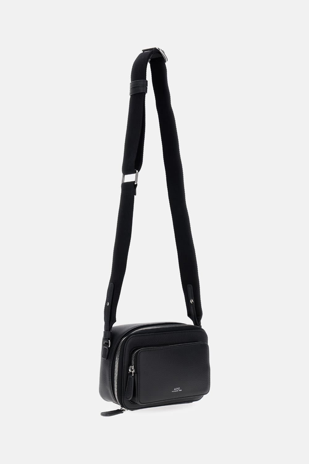 APC Black Logo Crossbody Bag Product Image