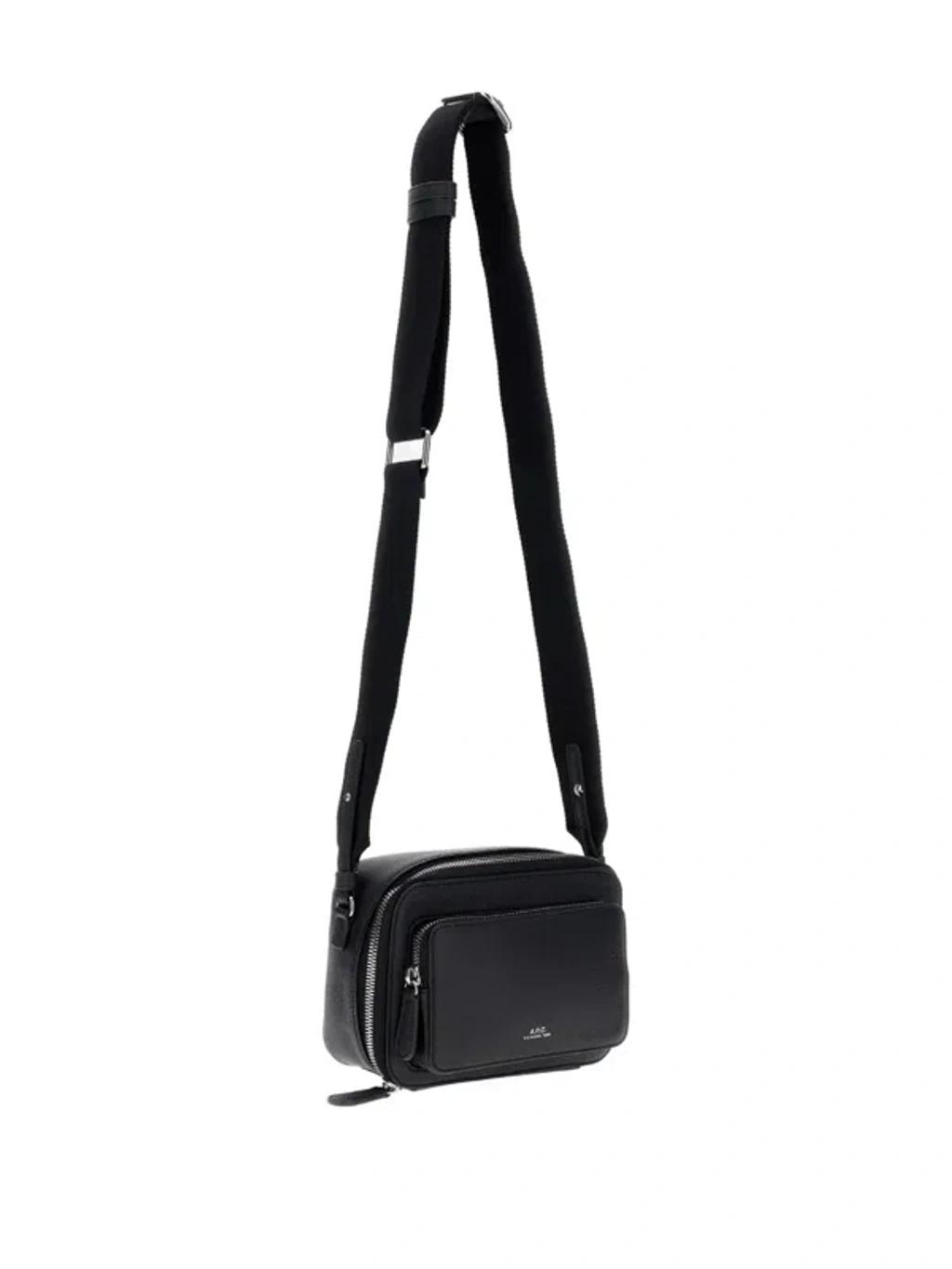 APC Black Logo Crossbody Bag Product Image