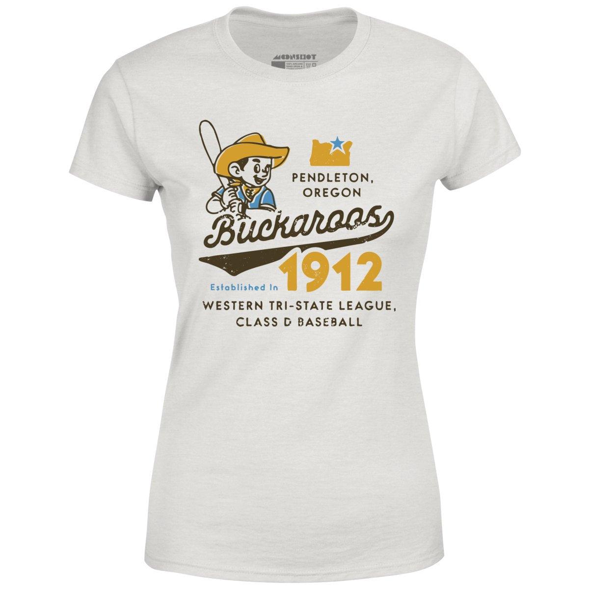 Pendleton Buckaroos - Oregon - Vintage Defunct Baseball Teams - Women's T-Shirt Female Product Image