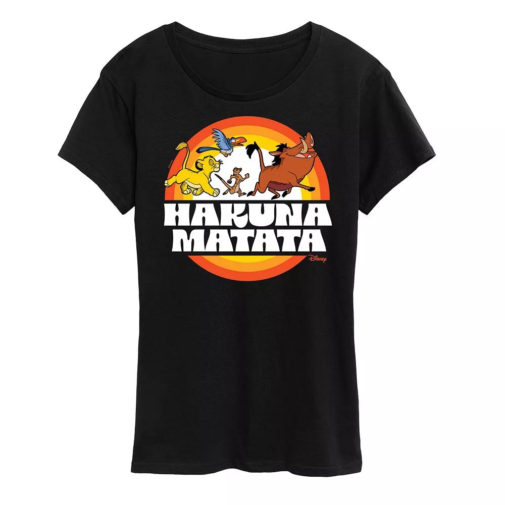 Disney's Lion King Women's Hakuna Matata Graphic Tee,  Product Image