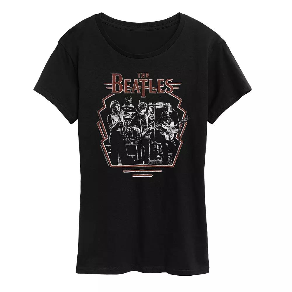 Women's Marvel Avengers Vintage Band Graphic Tee,  Product Image