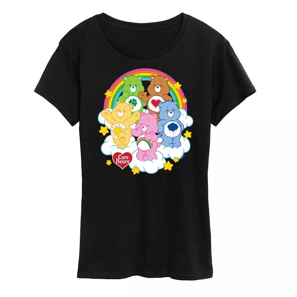 Women's Care Bears Group On Clouds Graphic Tee, Girl's,  Product Image