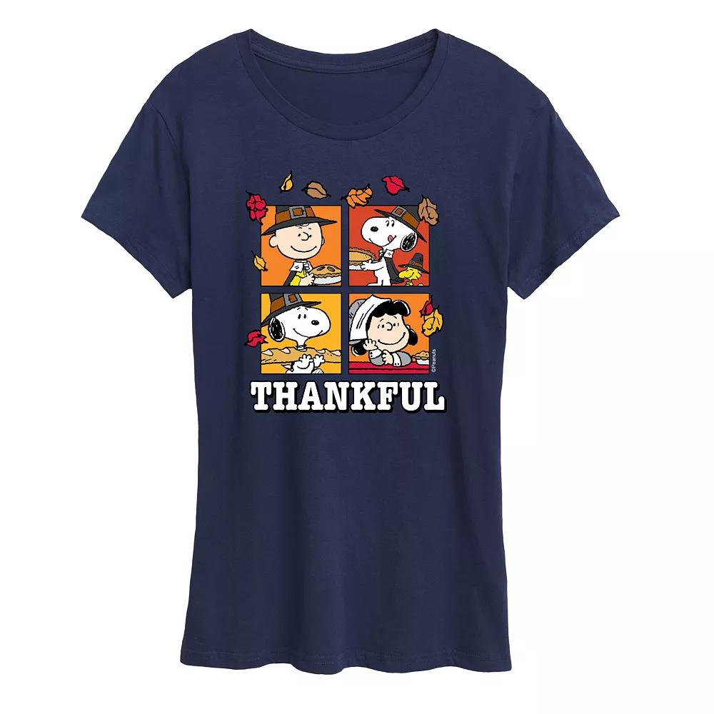 Women's Peanuts Thankful Graphic Tee, Girl's,  Product Image