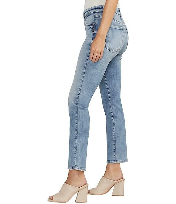 Silver Jeans Co. Isbister High Rise Power Stretch Ankle Straight Leg Jeans Product Image