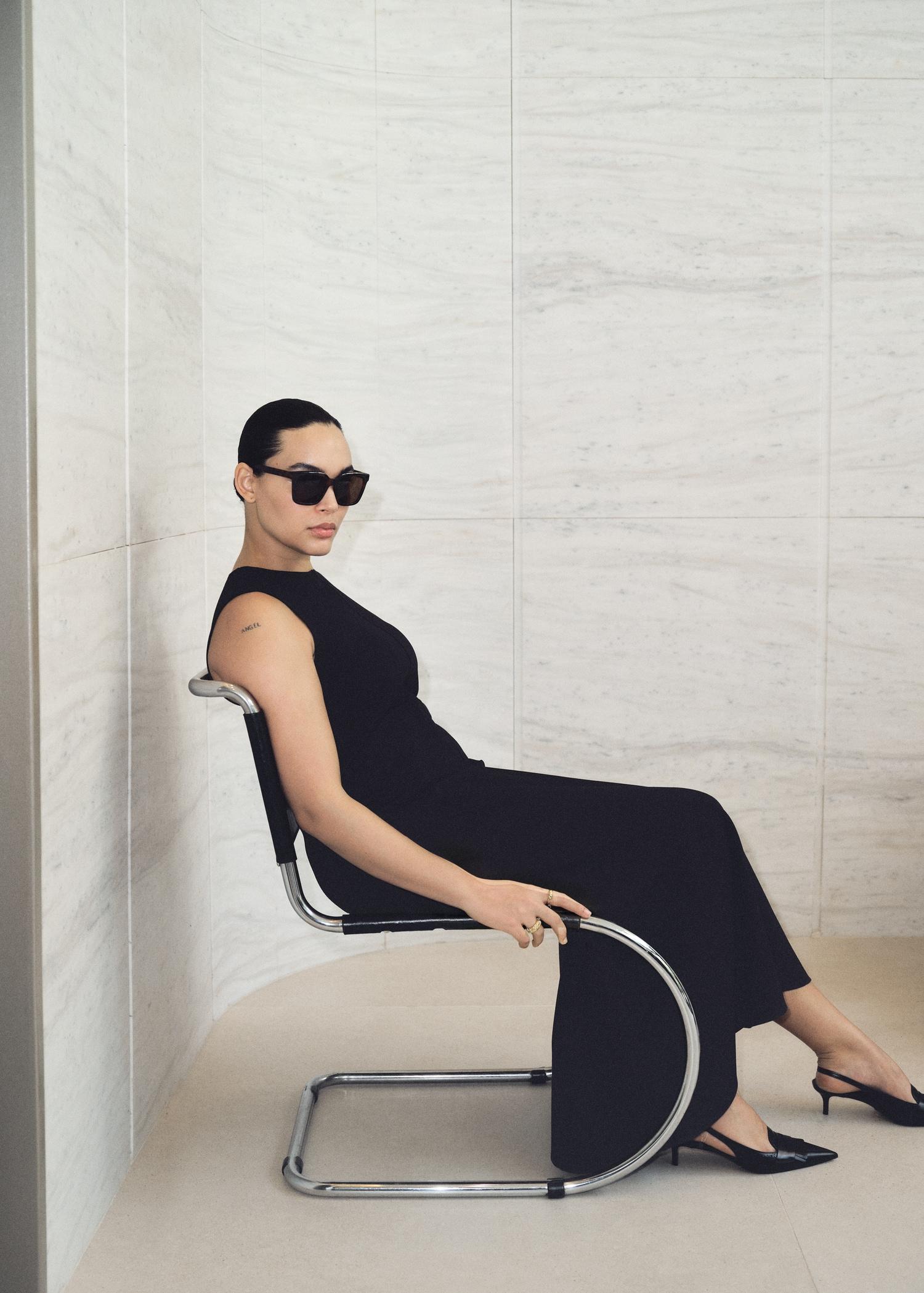 Flared midi-dress - Women | MANGO USA Product Image