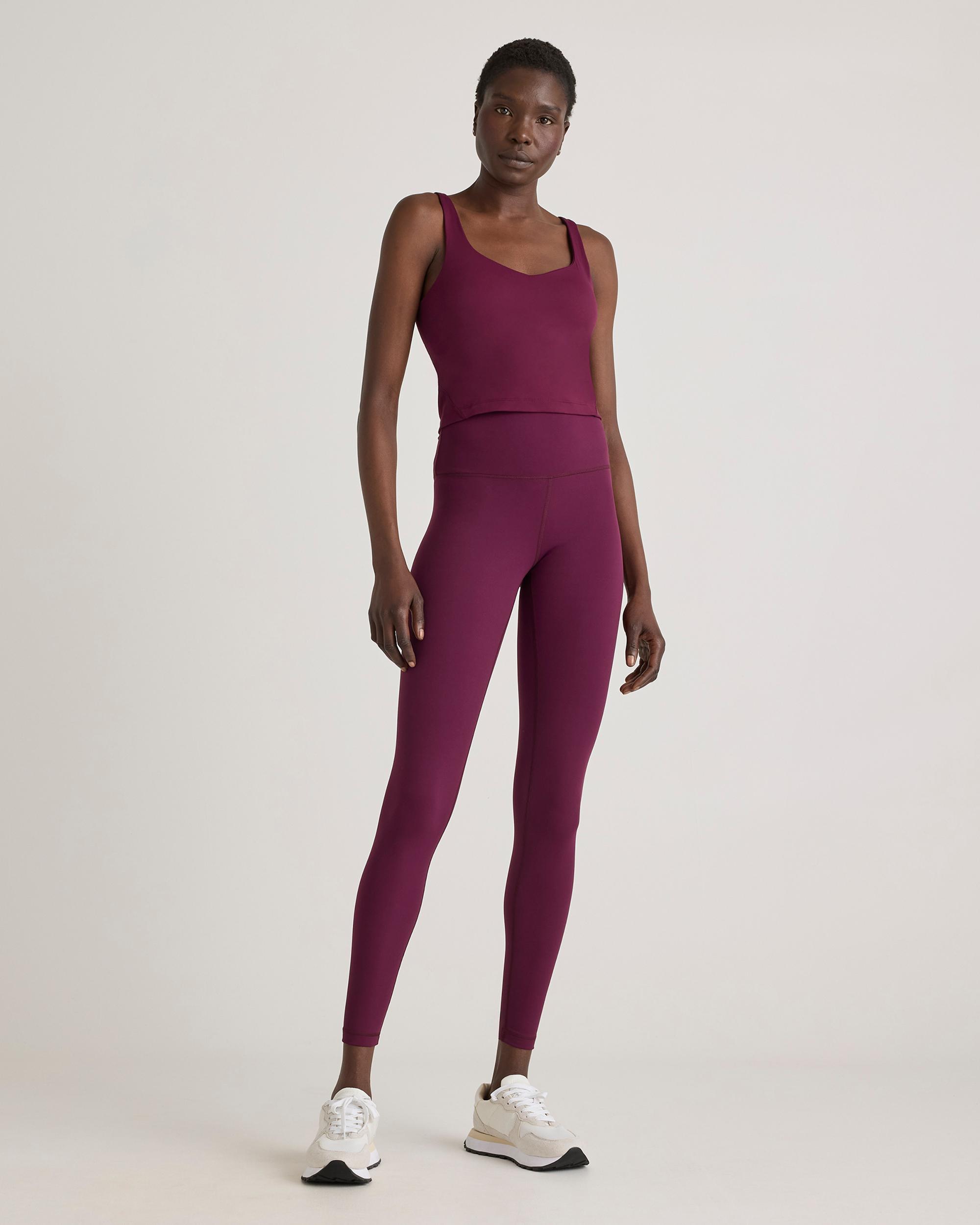 Quince | Women's Ultra-Form V-Neck Cropped Tank Top Size XS, Nylon/Spandex Product Image