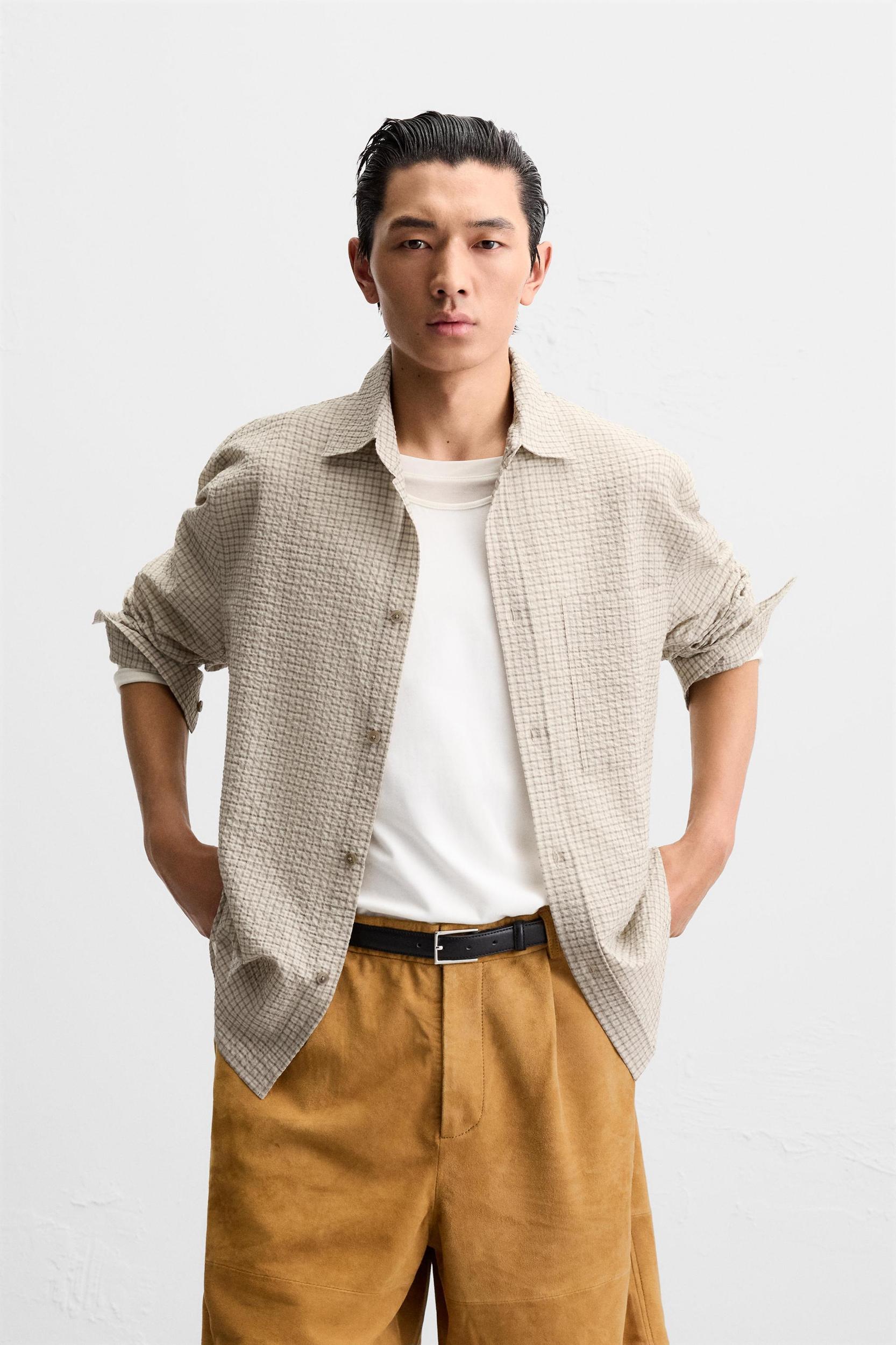 TEXTURED JACQUARD SHIRT Product Image