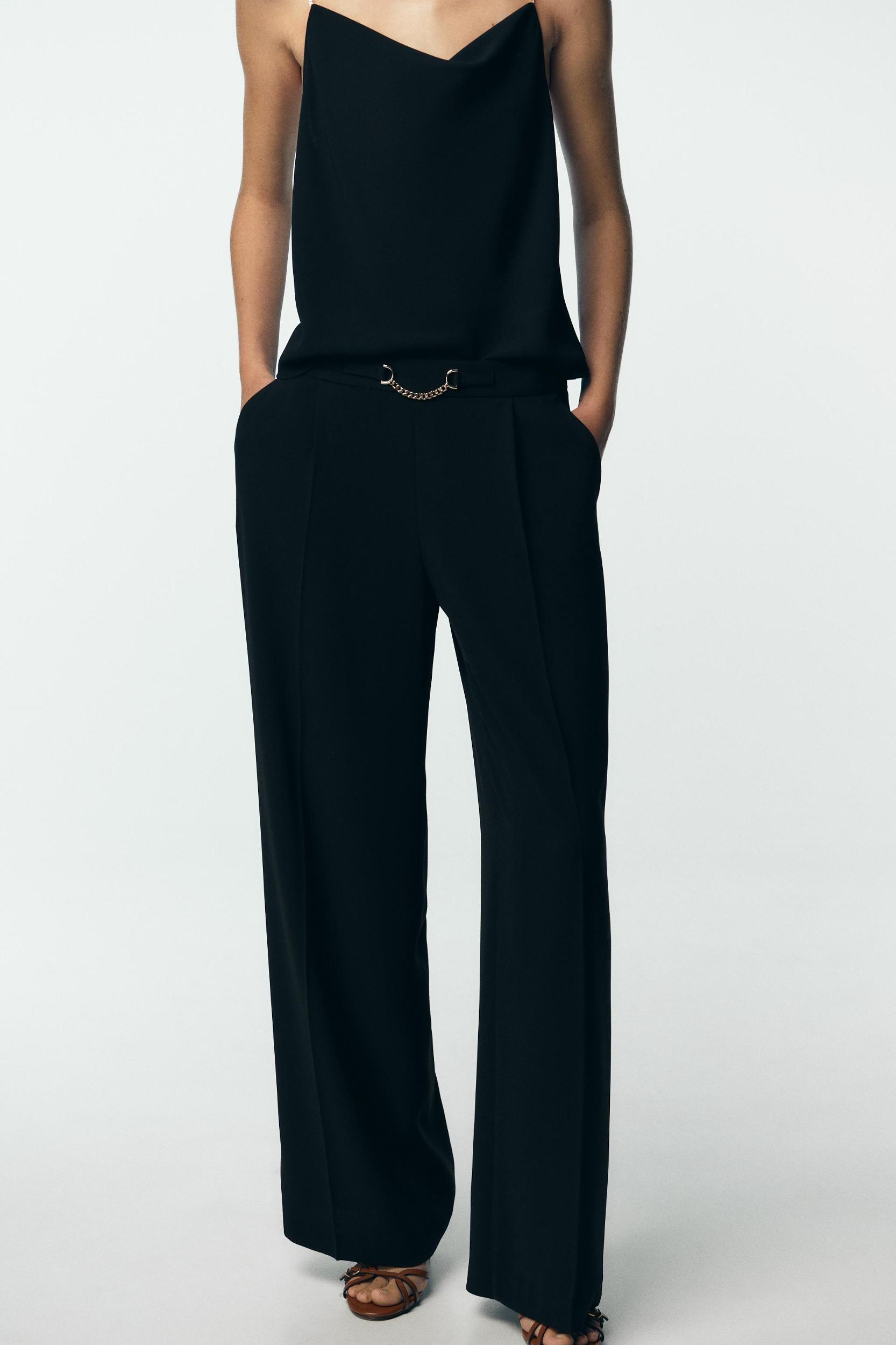 CHAIN WIDE LEG PANTS Product Image