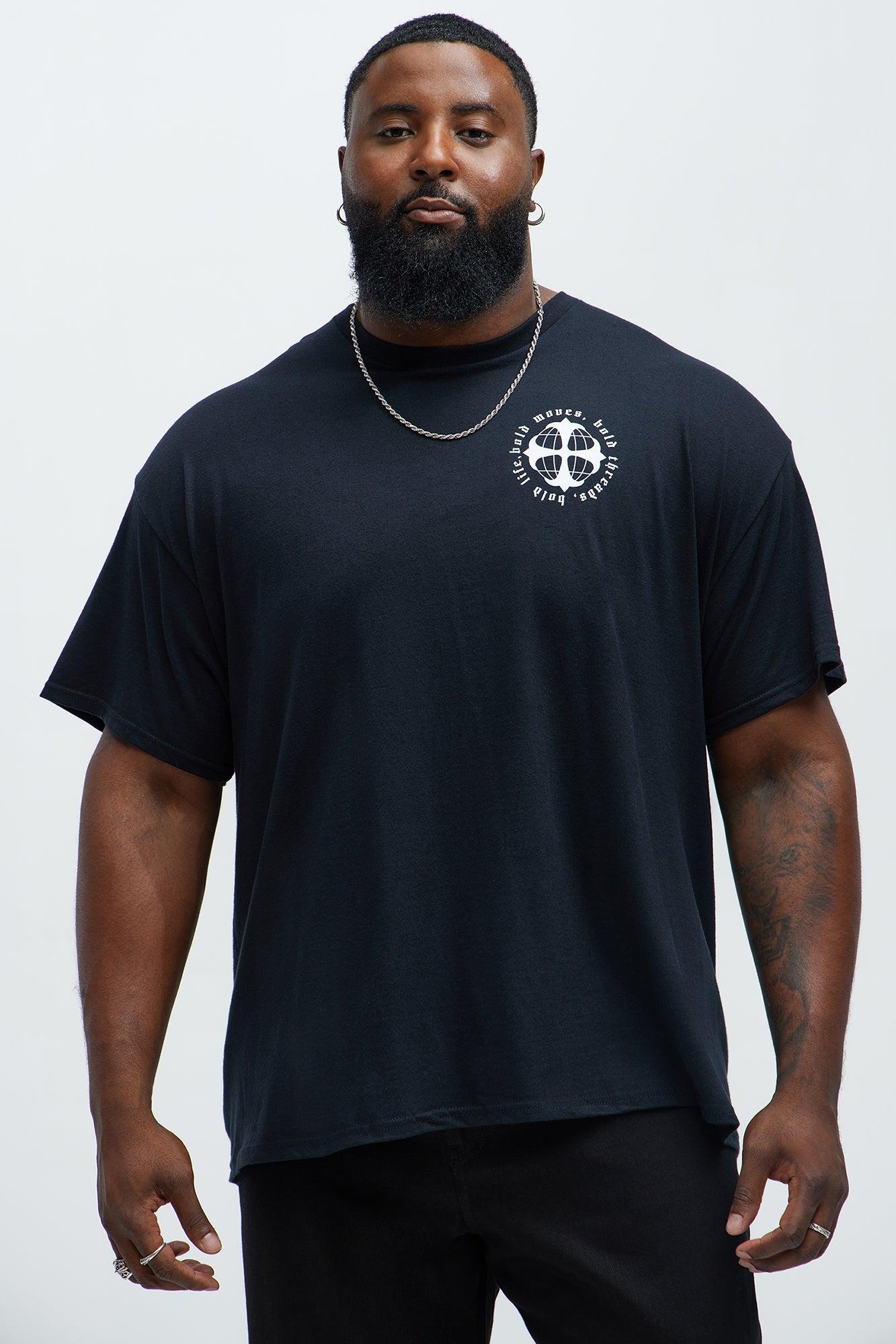 Bold Quote Short Sleeve Tee - Black Product Image