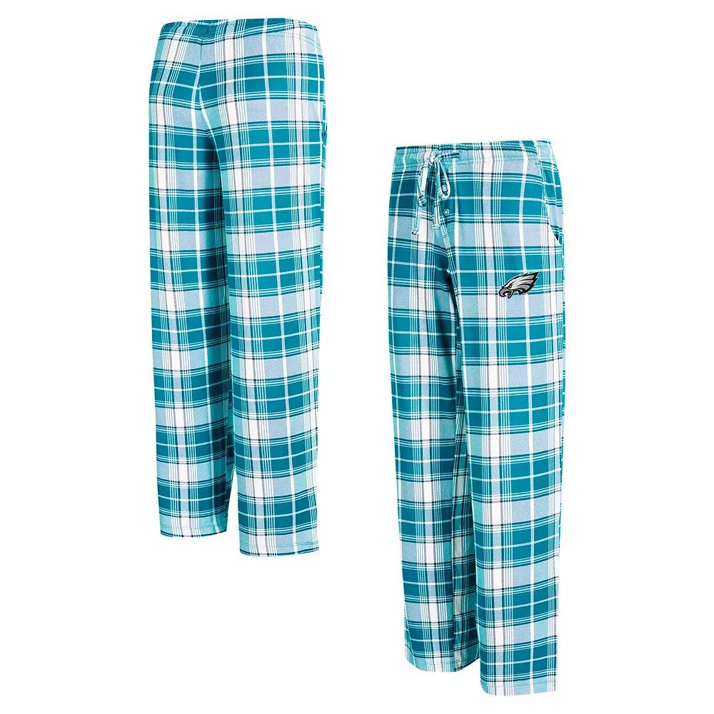 Women's Concepts Sport Midnight Green Philadelphia Eagles Ashford Plaid Knit Pants, Size: 2XL Product Image