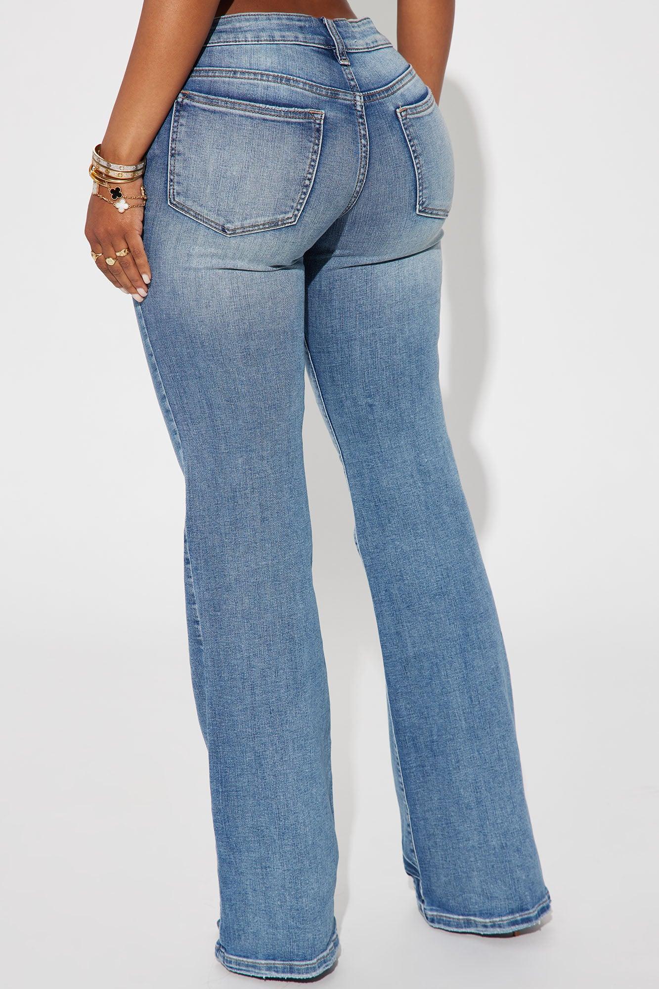 Can't Compete Low Rise Stretch Bootcut Jean - Medium Wash Product Image