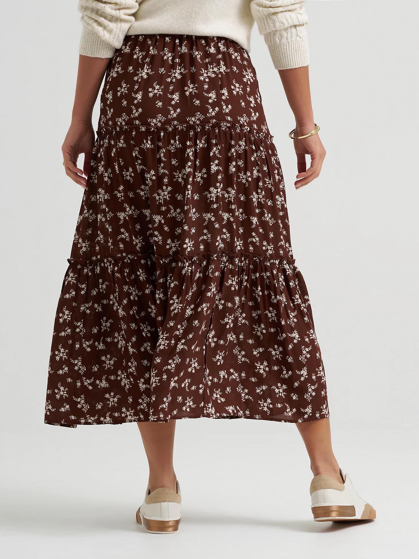 Women's Long Tiered Floral Skirt | Women's Skirts & Dresses | Lee® Product Image