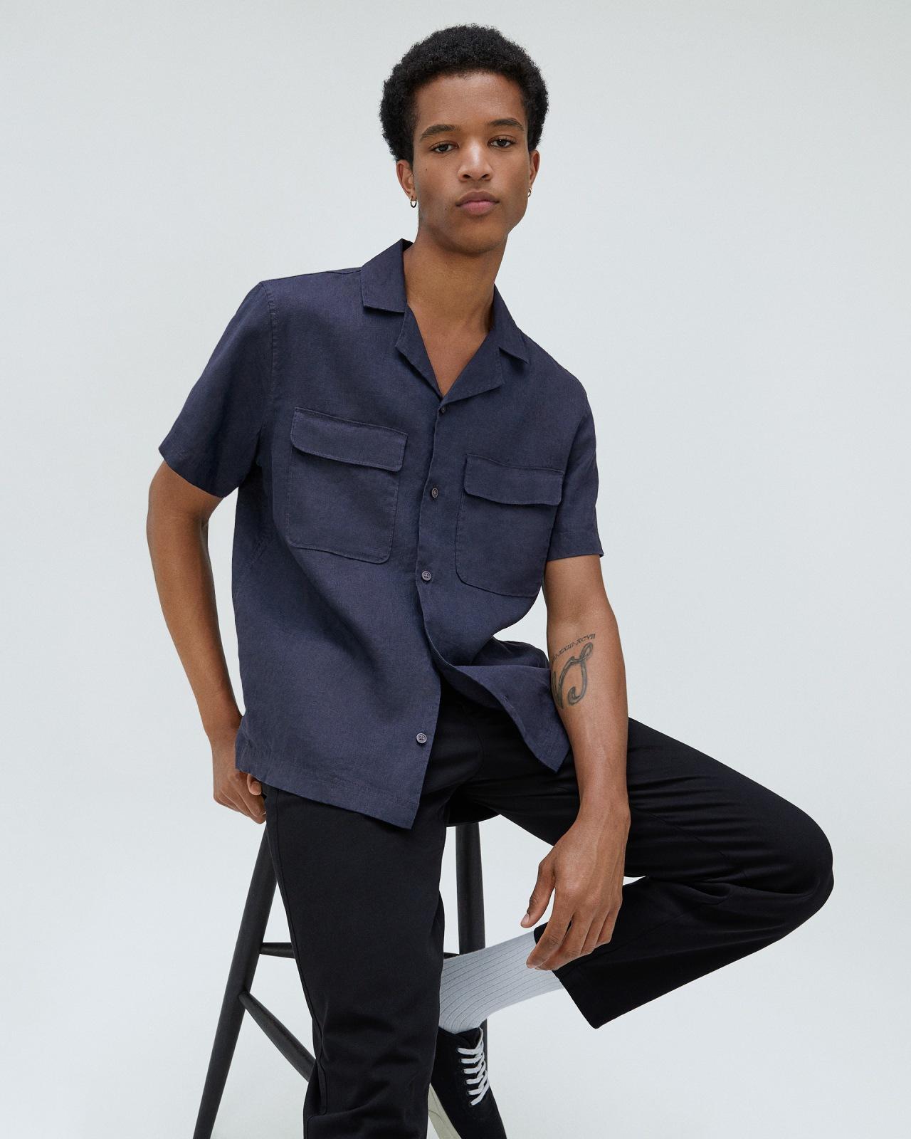 Mens Resort Shirt in Linen by Everlane Product Image