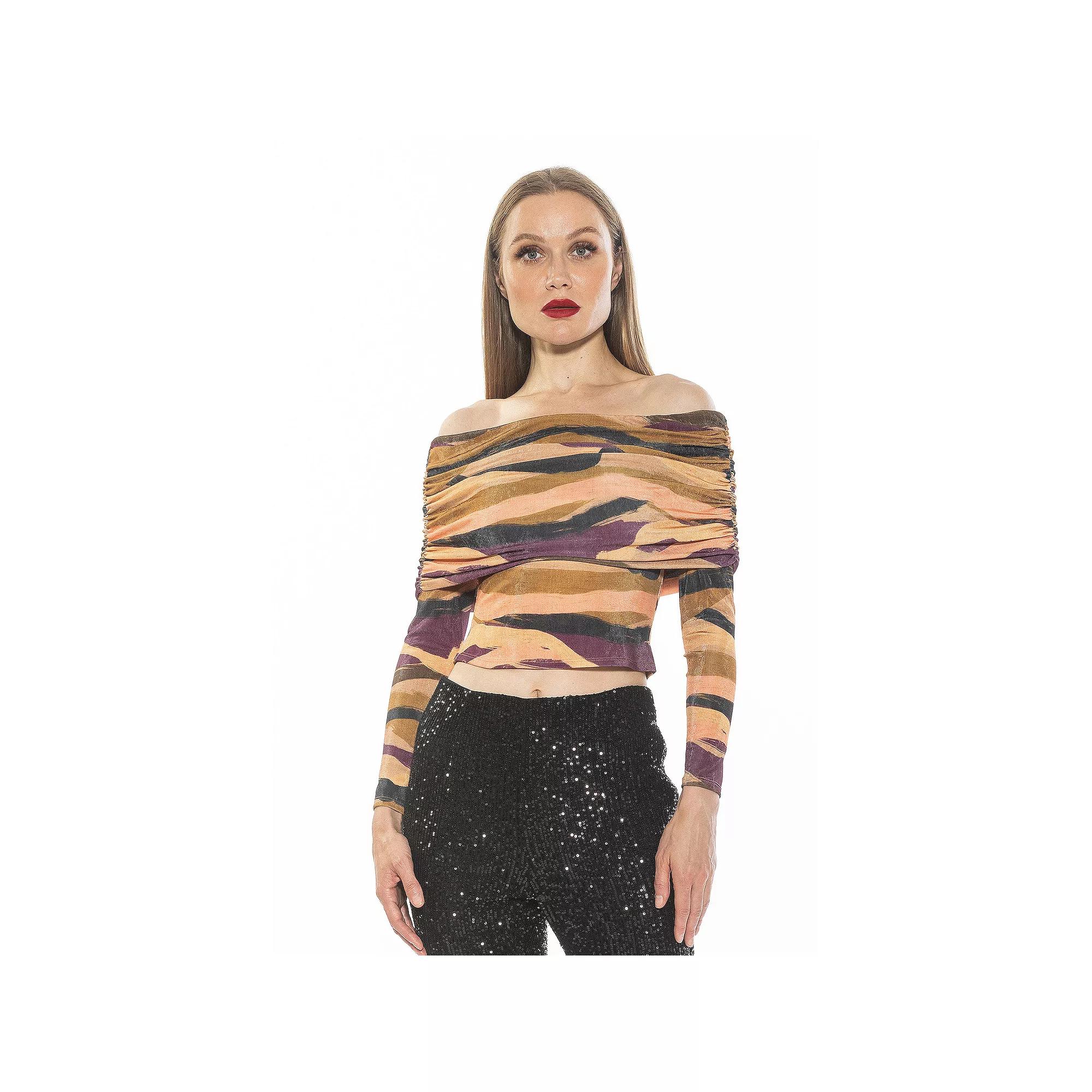 Women's ALEXIA ADMOR Hannah Off The Shoulder Long Sleeve Knit Top,  Product Image