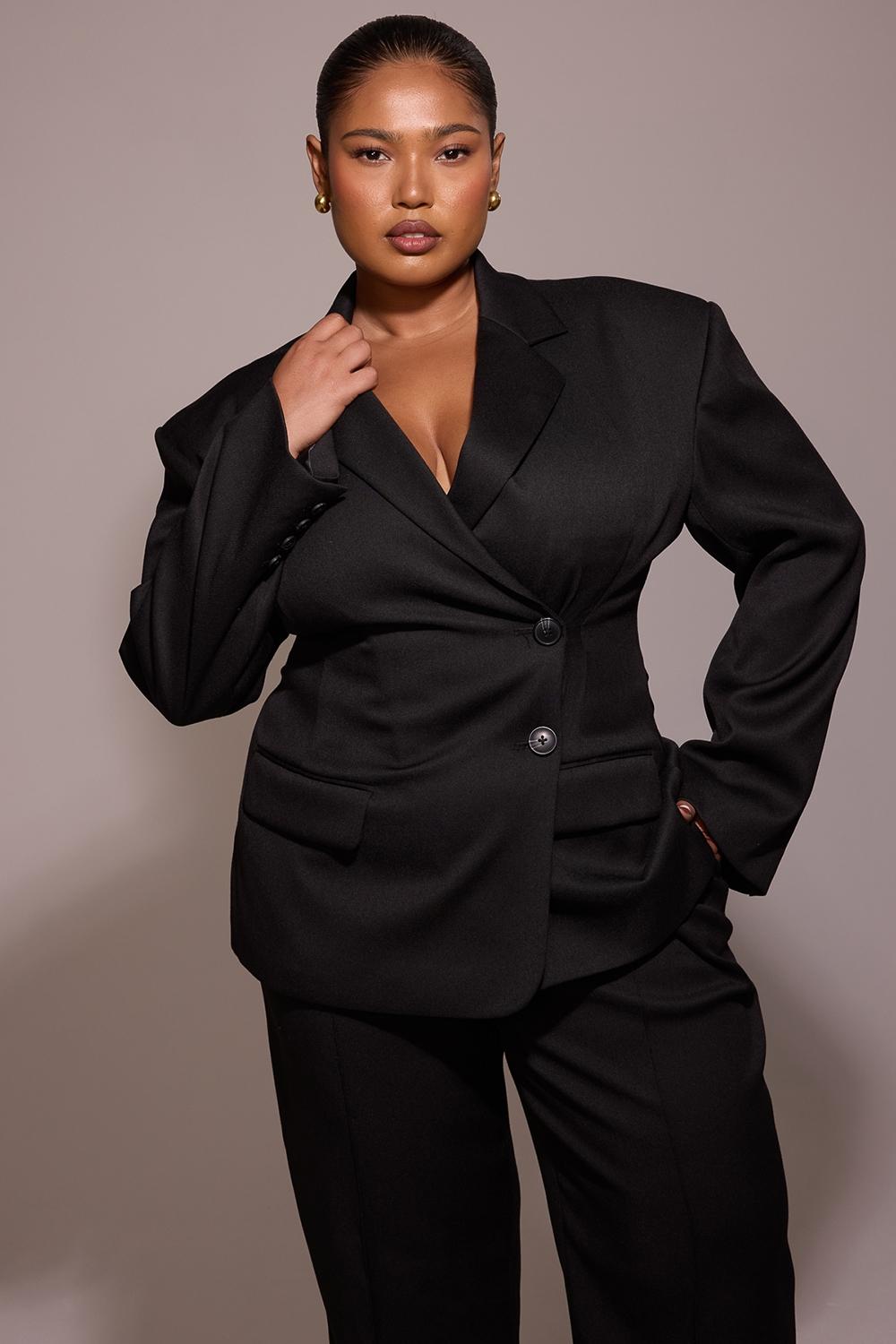 Hudson  black hourglass blazer Product Image
