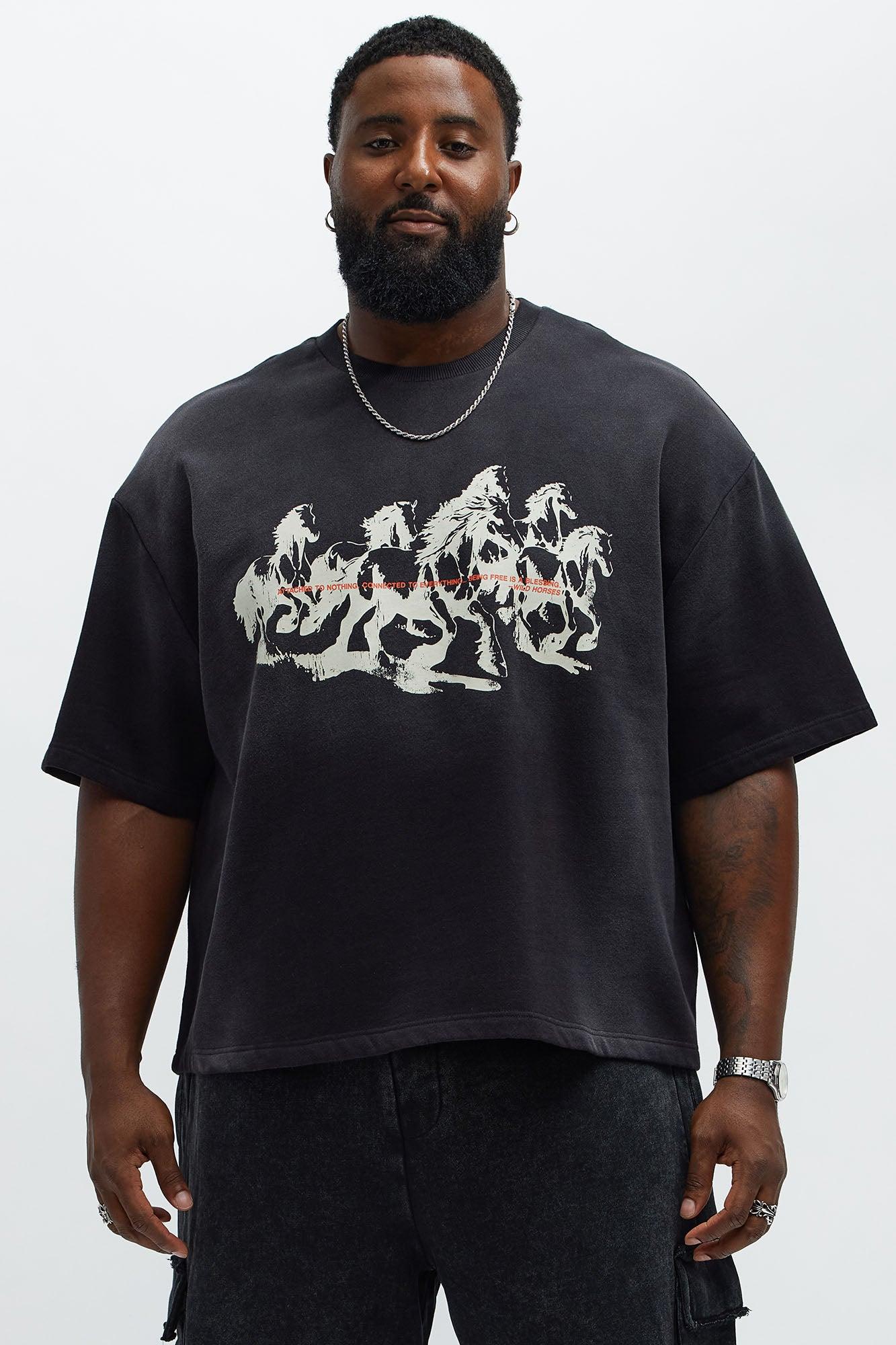 Tyson Wild Blessings Short Sleeve Tee - Black Male Product Image