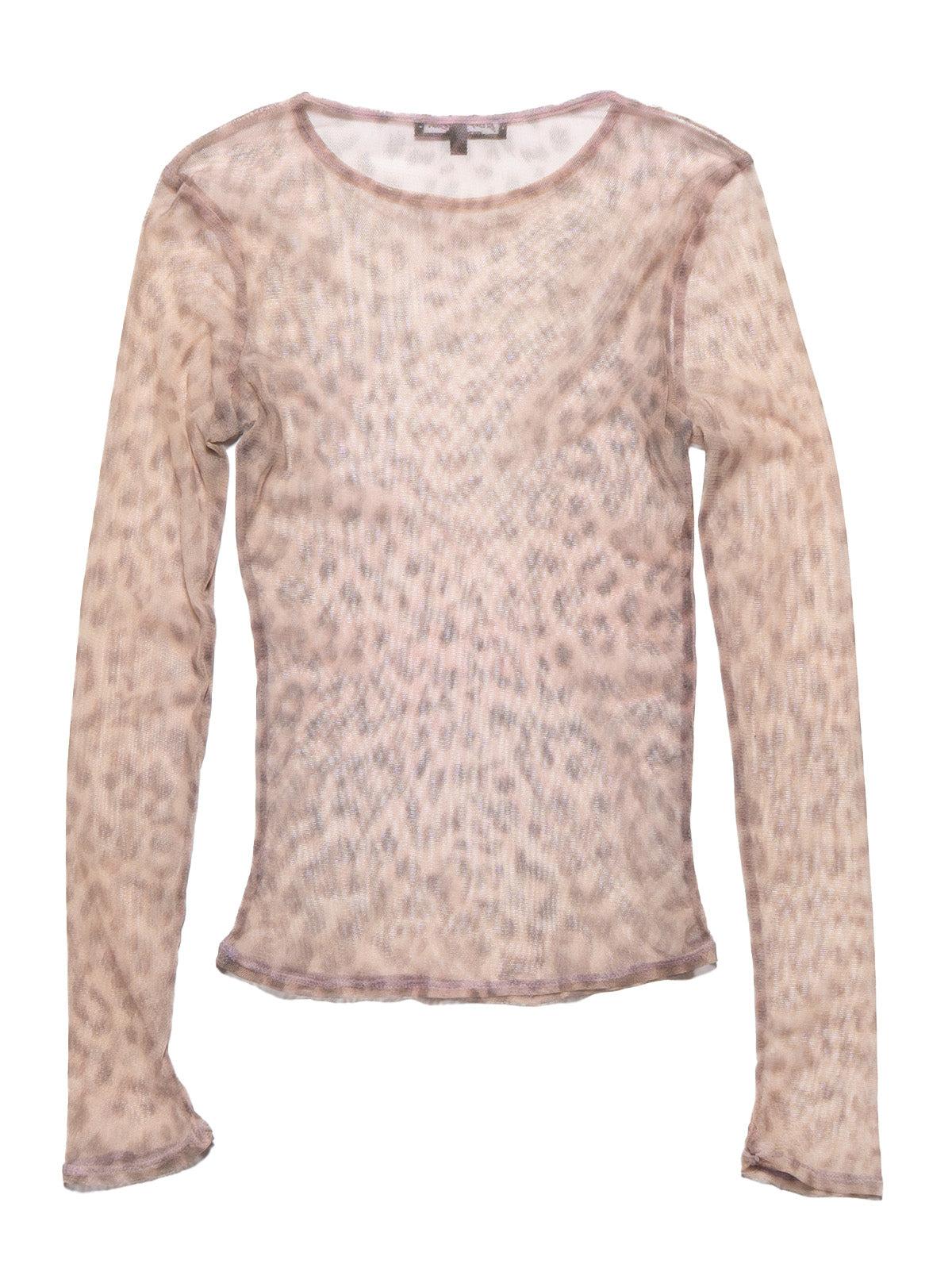 Vintage Betsy Johnson Cheetah Print Long Sleeve Top Product Image