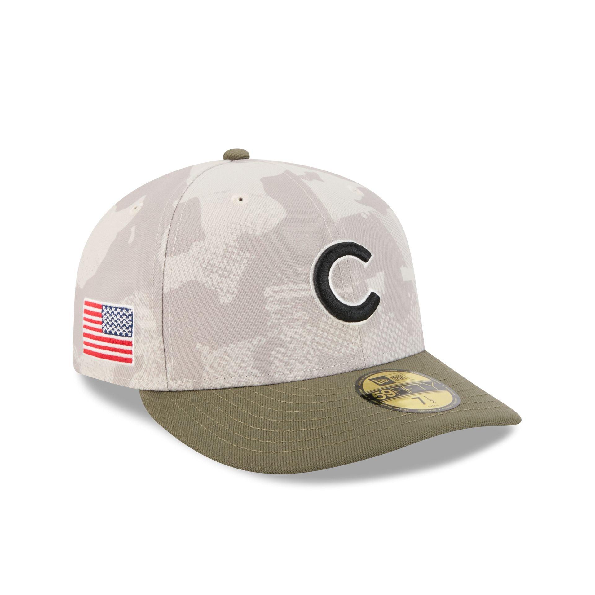 Chicago Cubs Armed Forces Day 2025 59FIFTY Fitted Hat Male Product Image