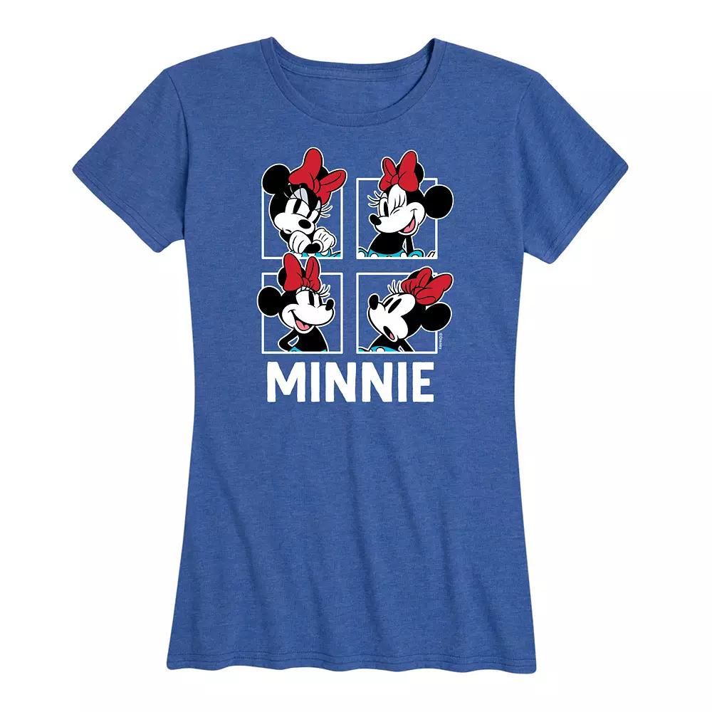 Disney's Minnie Mouse Women's Grid Graphic Tee,  Product Image