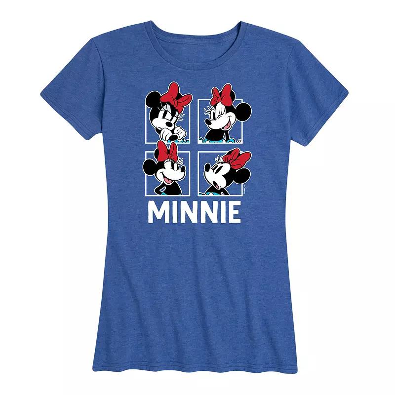 Disney's Minnie Mouse Women's Grid Graphic Tee,  Product Image