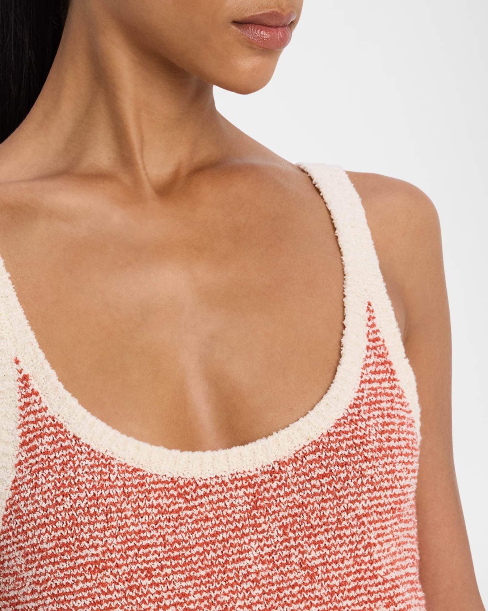 Stripe Scoop-Neck Tank Top  Product Image