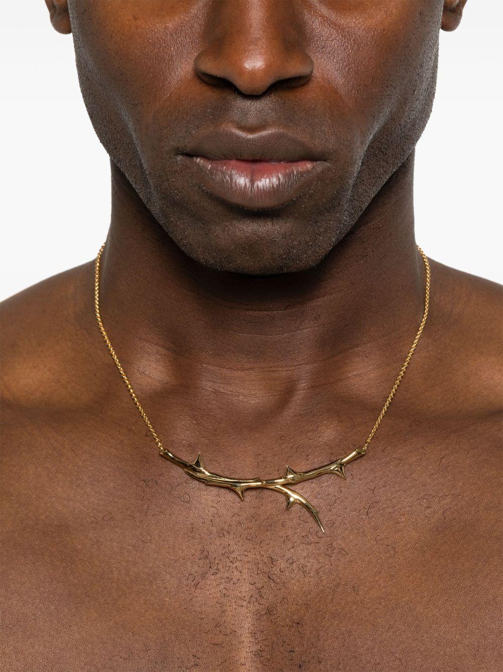 Rose Thorn Horizontal necklace Product Image