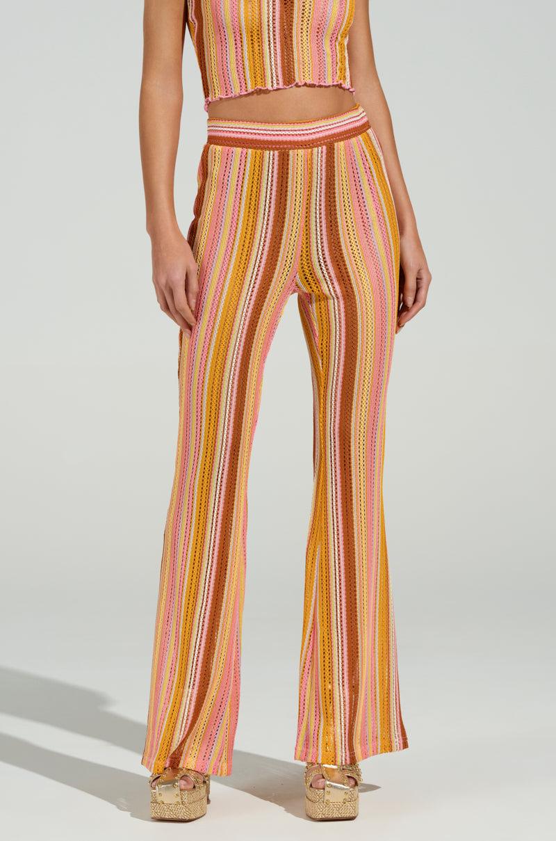 PALOMA KNIT FLARE PANTS Product Image