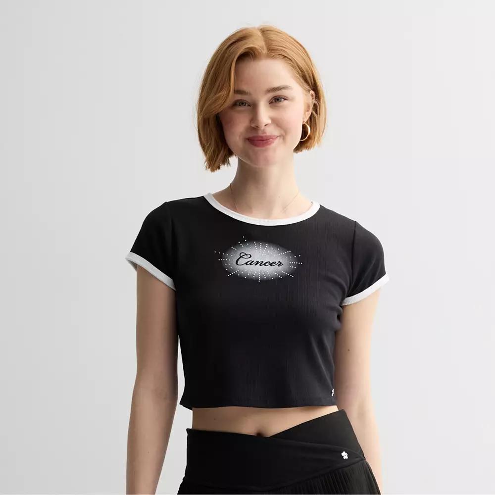 Women's Limited Too Zodiac Sign Baby Tee, Infant Girl's,  Product Image