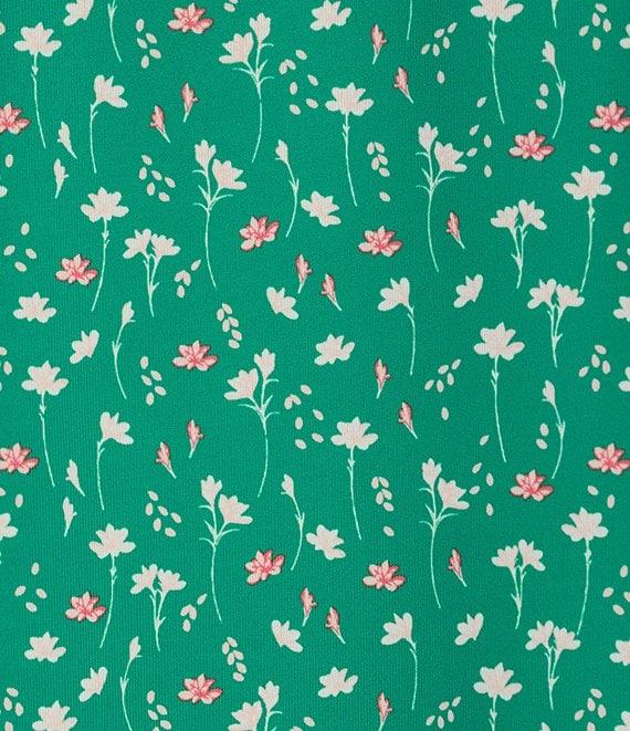 Roundtree & Yorke Performance Micro Floral Print Polo Shirt Product Image