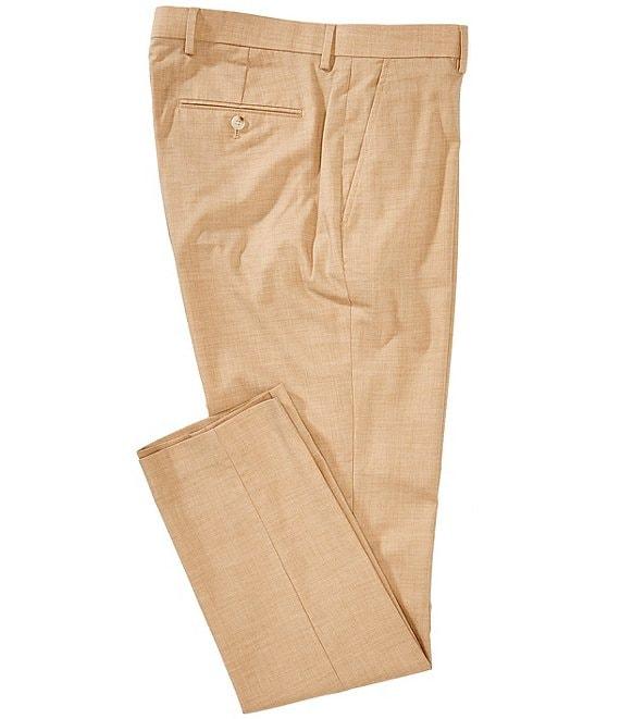 Perry Ellis Slim Fit Flat Front Tropical Pants Product Image