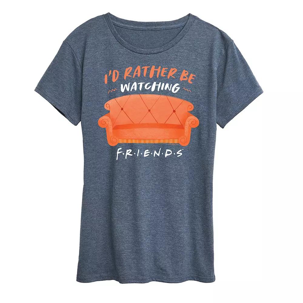 Women's Friends I'd Rather Be Watching Graphic Tee,  Product Image