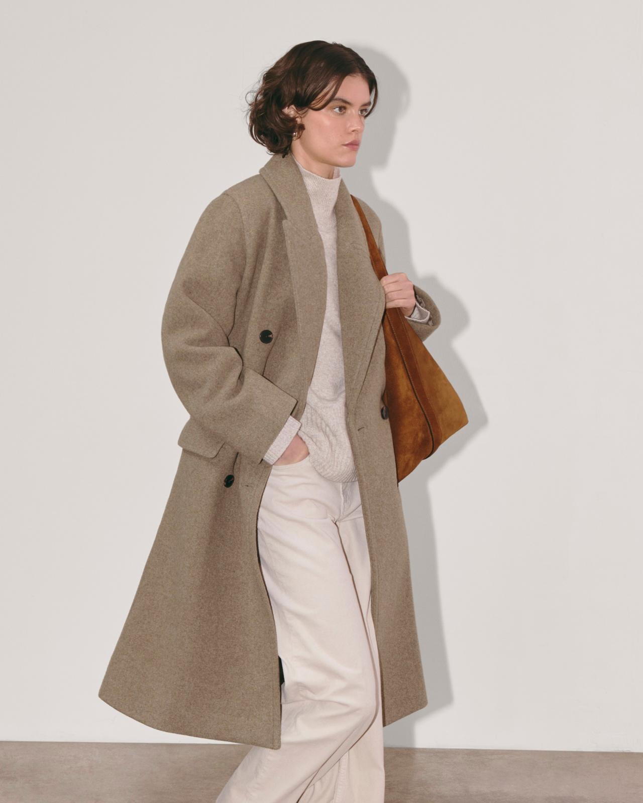 Womens Double-Breasted Coat in Wool by Everlane Product Image