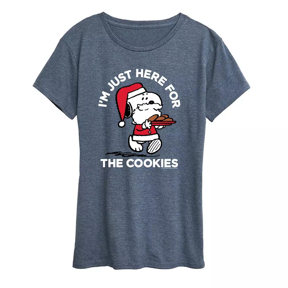 Women's Peanuts Snoopy Cookies Graphic Tee,  Product Image