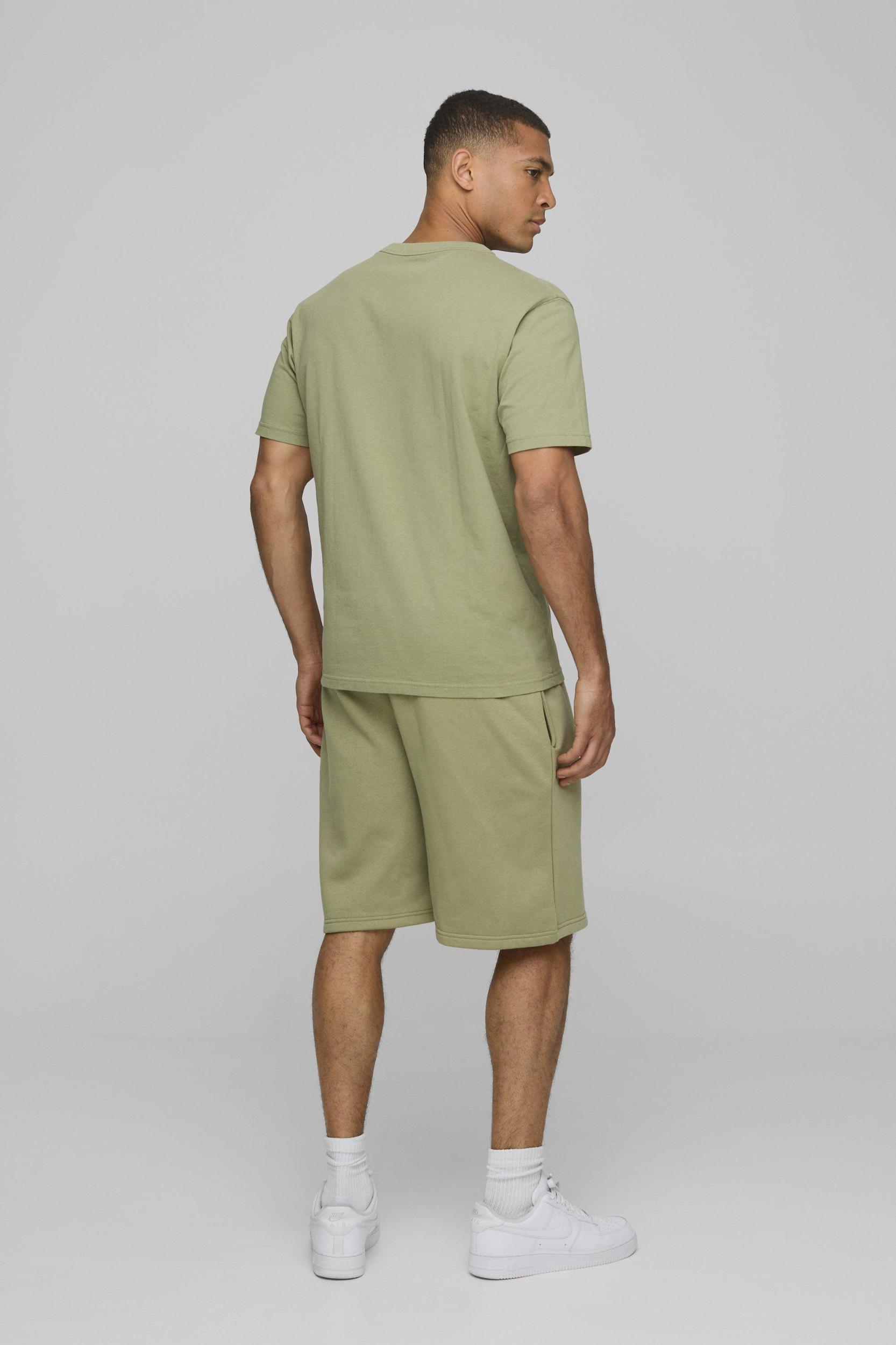 Oversized Embroidered Shorts | boohooMAN USA Product Image