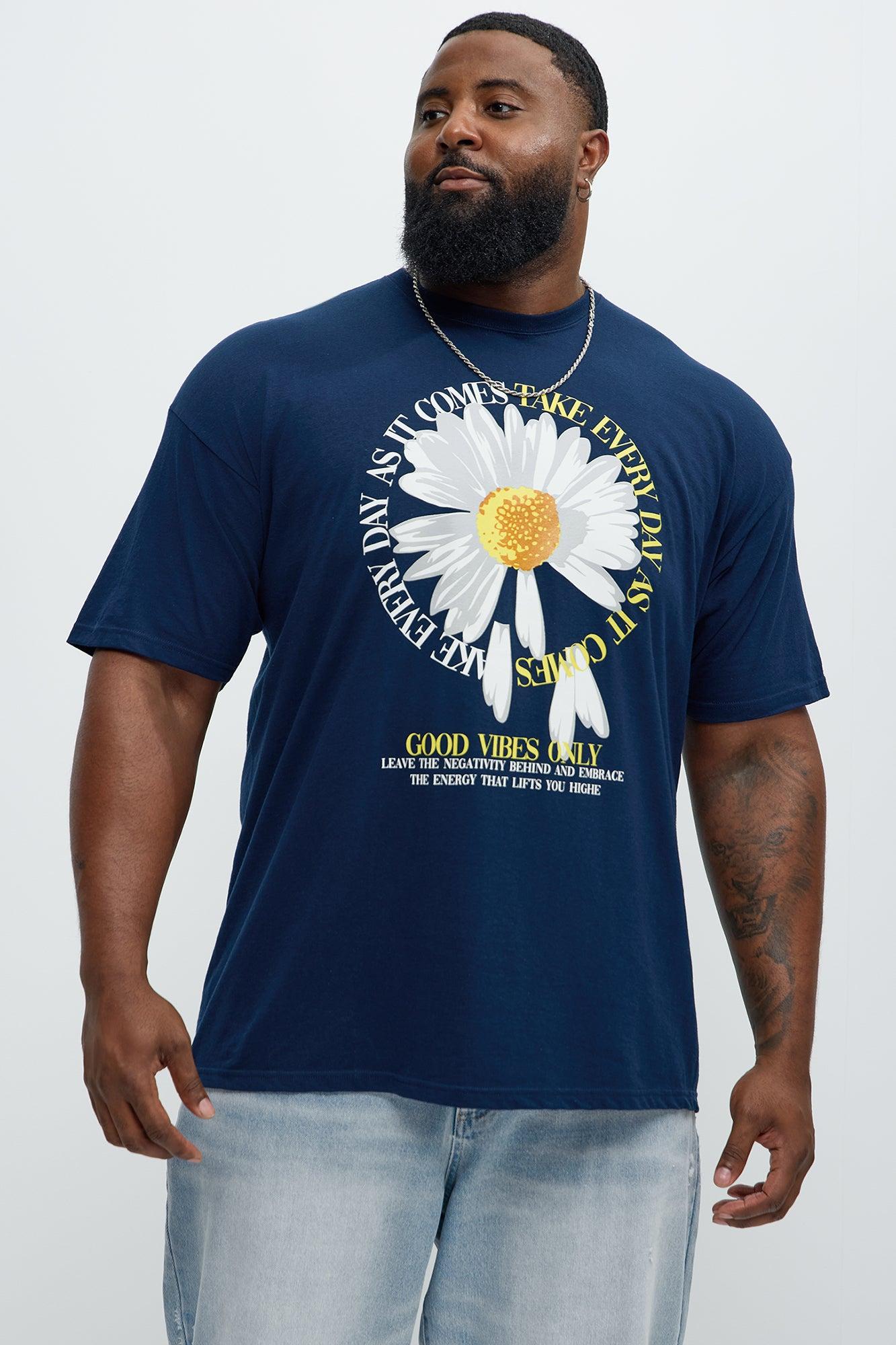 Good Vibes Only Everyday Short Sleeve Tee - Navy Product Image