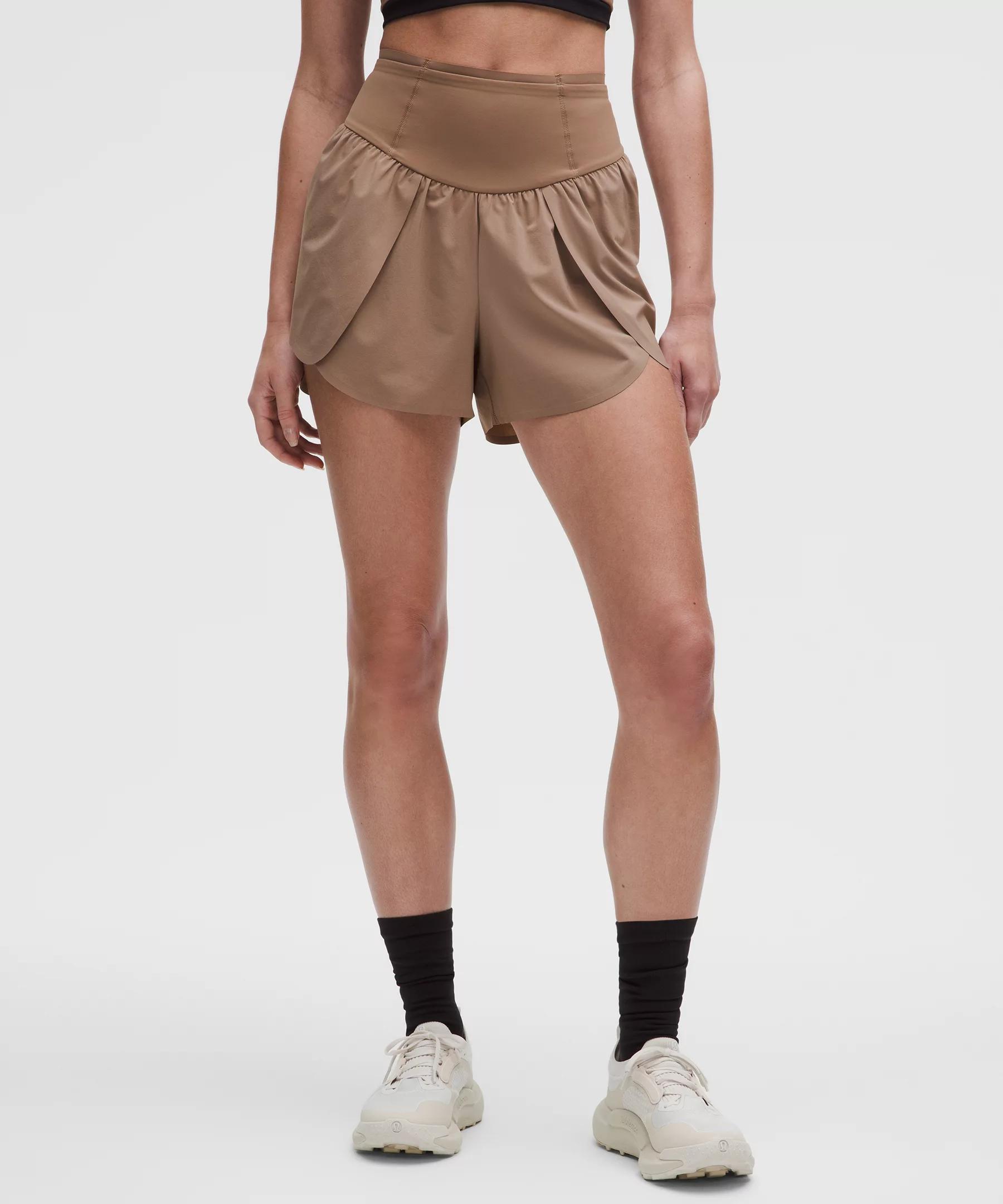 lululemon Go Further Super-High-Rise Split Short 3" Product Image
