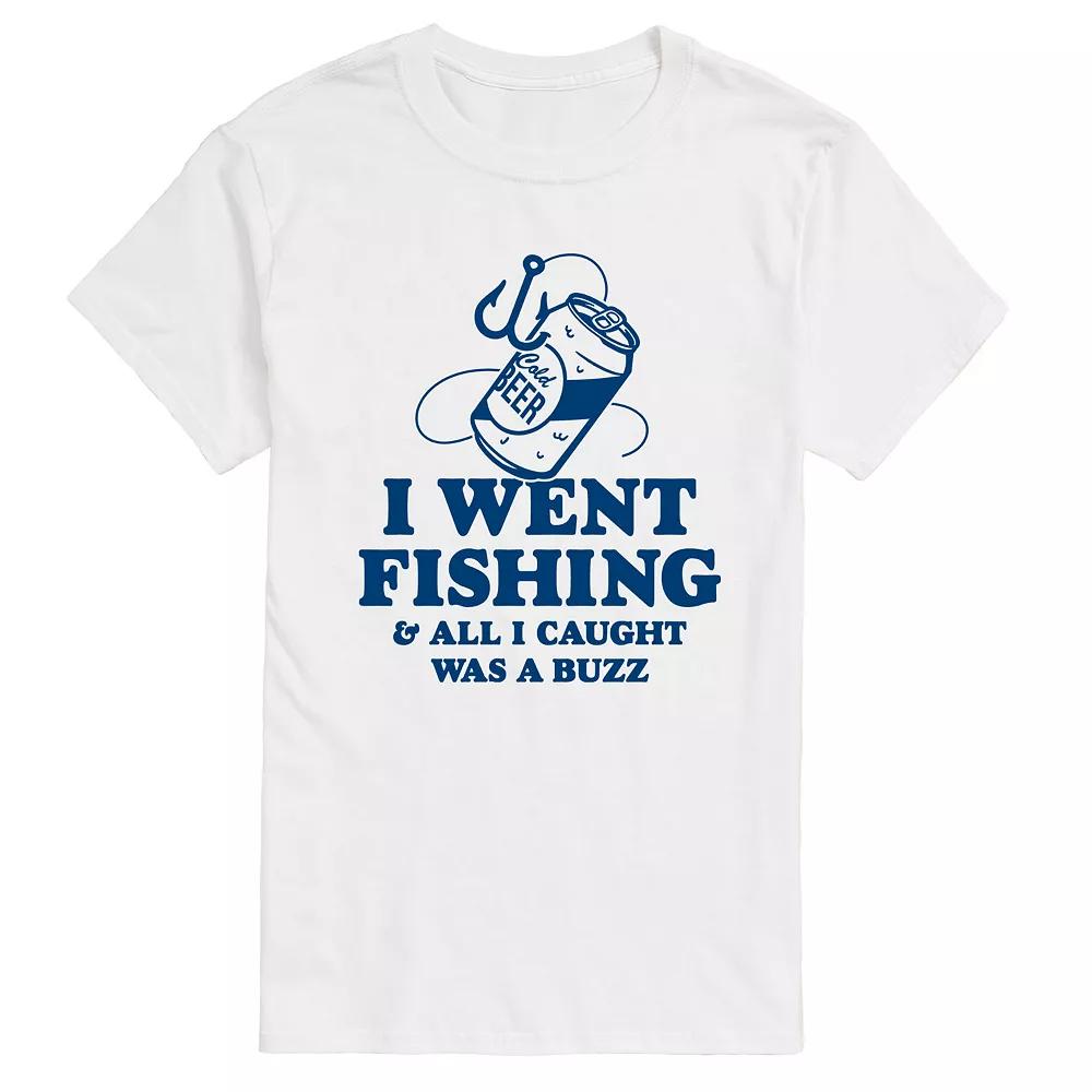 Men's Went Fishing Caught A Buzz Graphic Tee,  Product Image