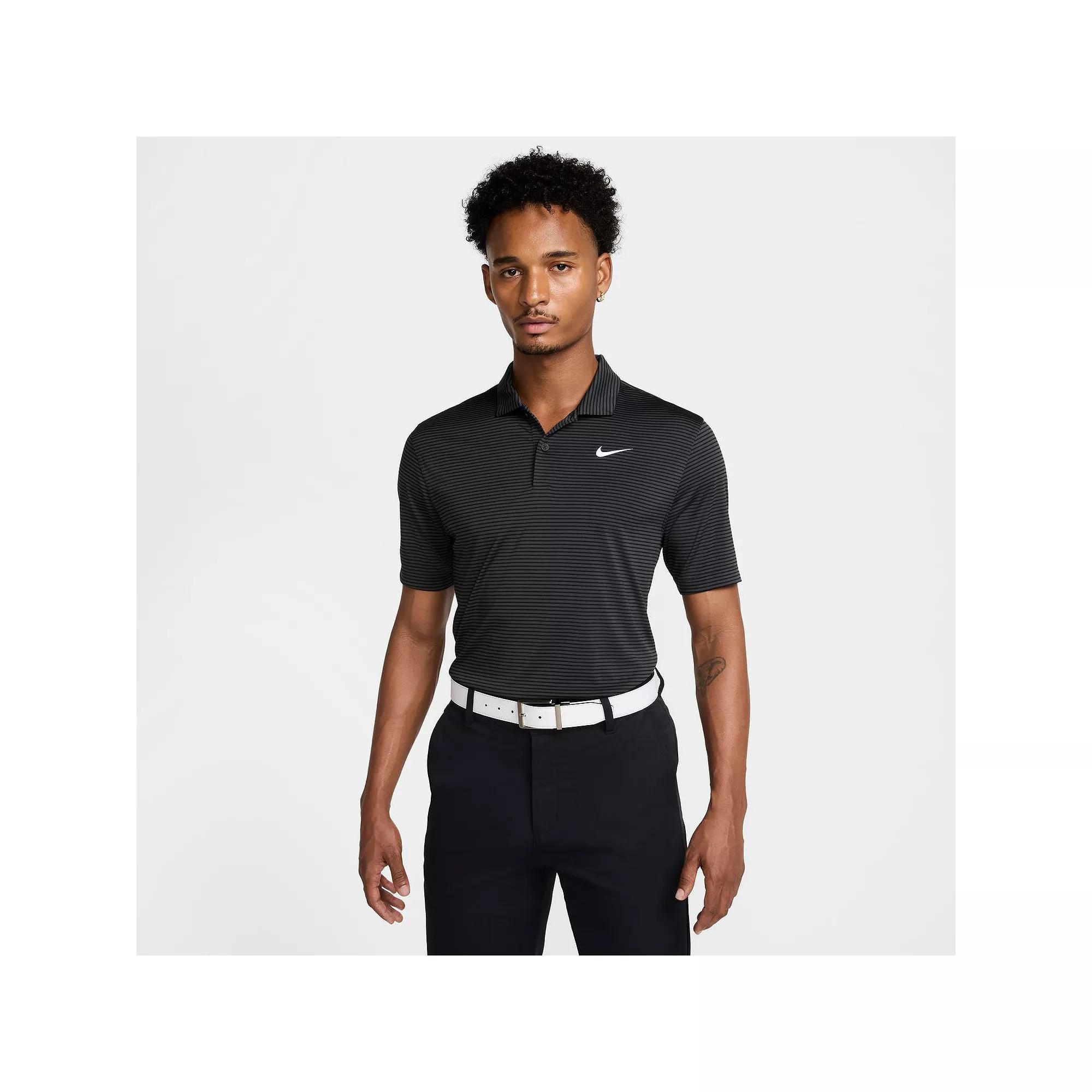 Men's Nike Striped Dri-FIT Golf Polo,  Product Image