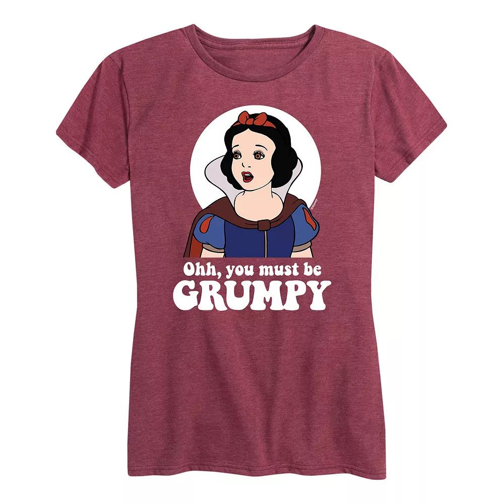 Disney Princess Snow White Women's Must Be Grumpy Graphic Tee, Girl's,  Product Image